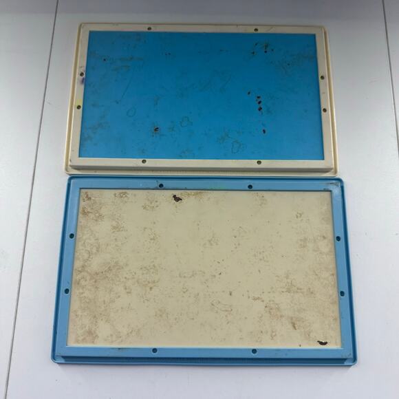 Vintage 70s Fisher Price # 673 # 674 MAGNETIC ALPHABET & NUMBER Boards (READ) - Picture 8 of 8